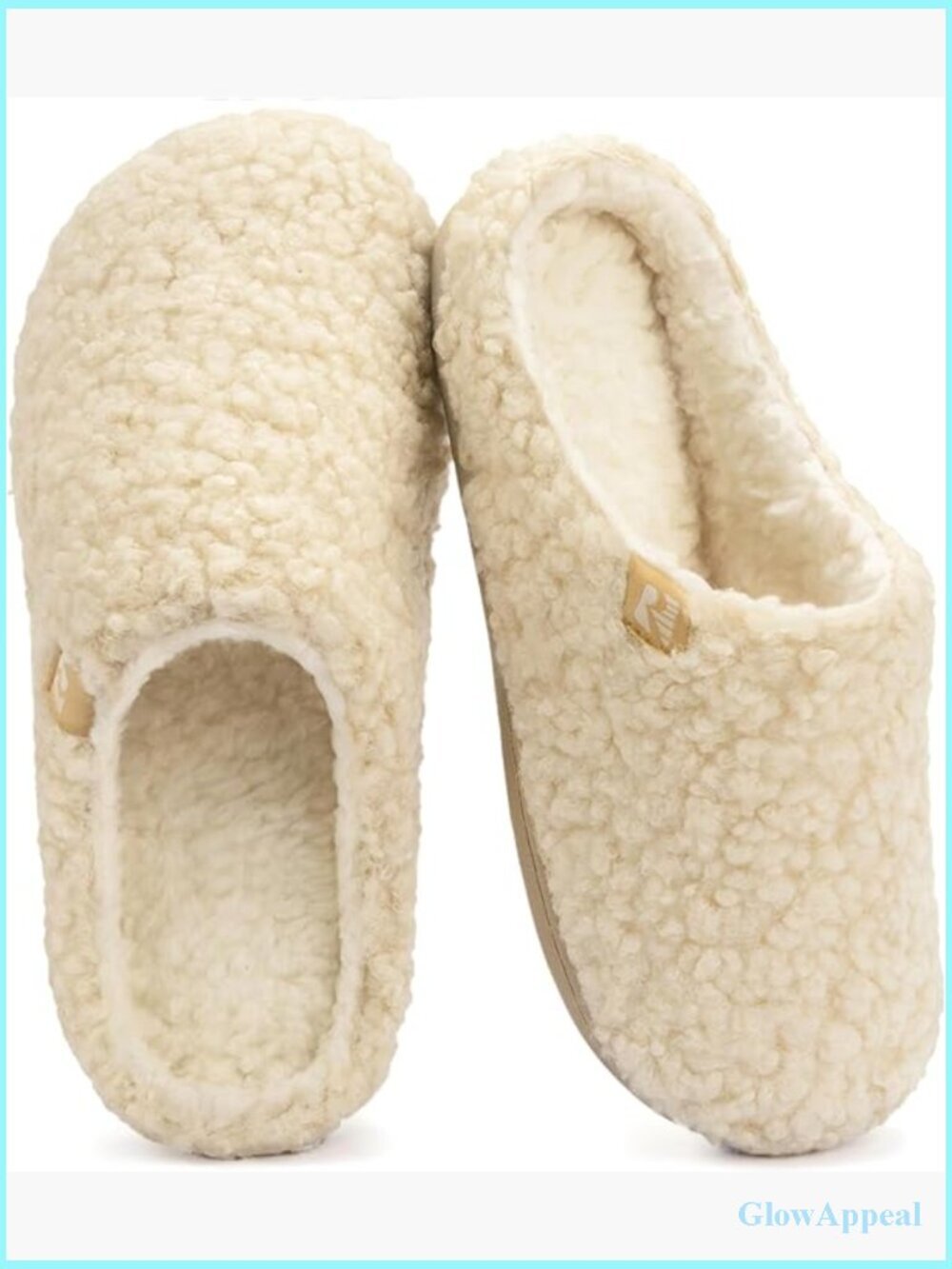 Plush Sherpa Fleece Clog Slippers Memory Foam House Shoes